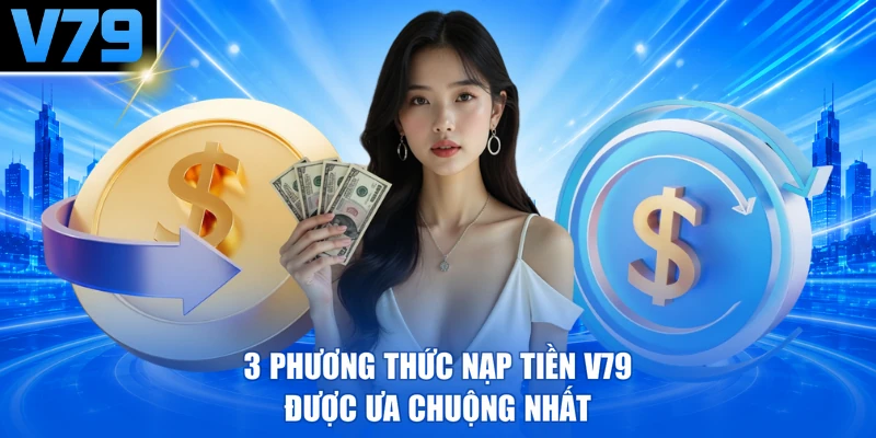 3 phương thức nạp tiền V79 được ưa chuộng nhất