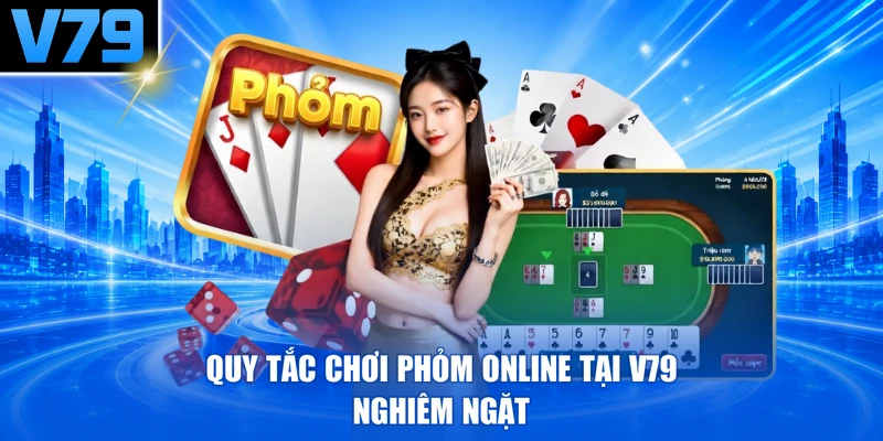 Quy tắc chơi Phỏm online tại V79 nghiêm ngặt