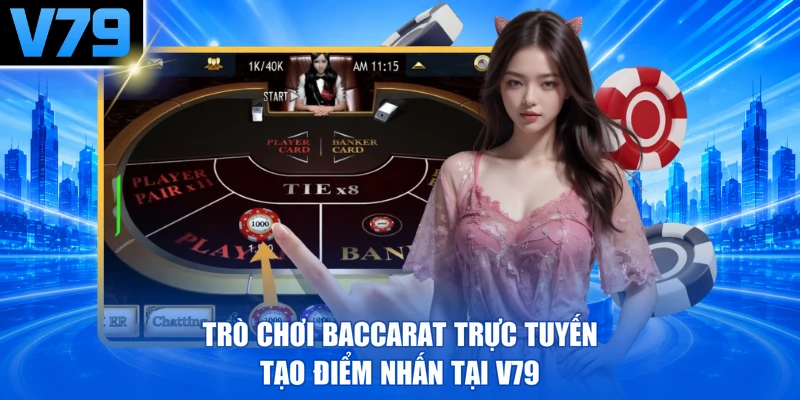 Trò chơi Baccarat trực tuyến tạo điểm nhấn tại V79